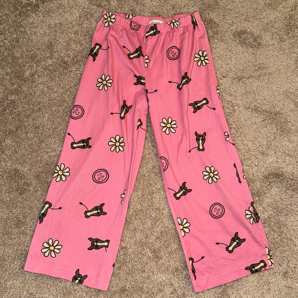 Life is Good girls pajama bottoms